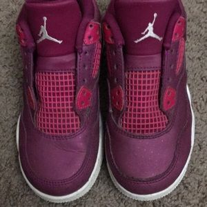 Girls purple jordans 11